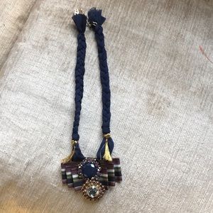 Navy necklace
